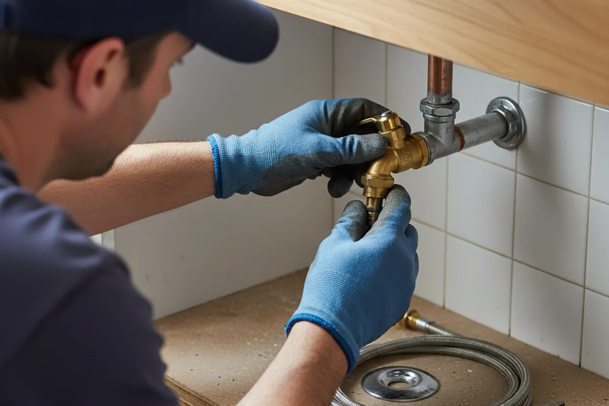 Shutoff valve and fitting work during Emergency Plumbing in Spindale